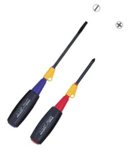 Destornillador de mango elastico con colgador No.600F