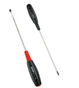Destornillador de mango elastico y caña angosta No.610