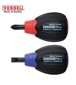 Destornillador corto de mango elastico SUPER CUSHION No.720