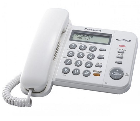 Panasonic KX-TS880EXW Teléfono Sobremesa Blanco